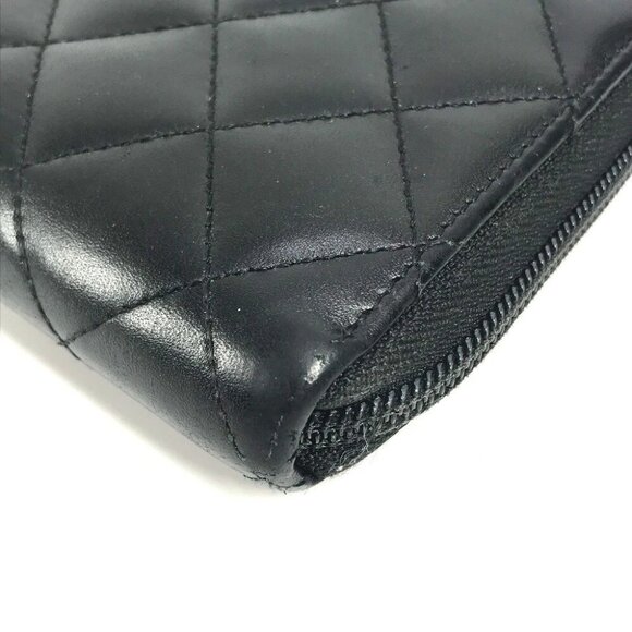 CHANEL Cambon Line CC CC Mark Long wallet Zip Around Long Wallet - Picture 6 of 14